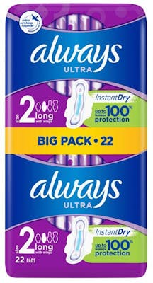 Always Ultra Long With Wings 22 st