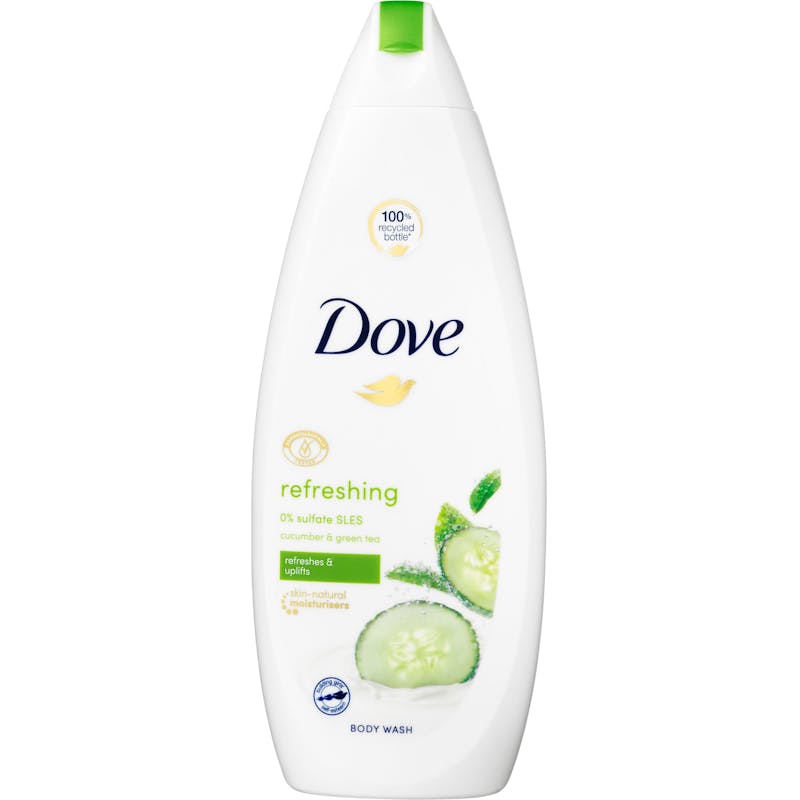Dove Refreshing Body Wash With Cucumber &amp; Green Tea 600 ml