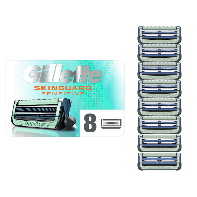 Gillette Skinguard Sensitive 8 stk - 199.95