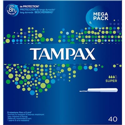 Tampax Blauw Super 40 st