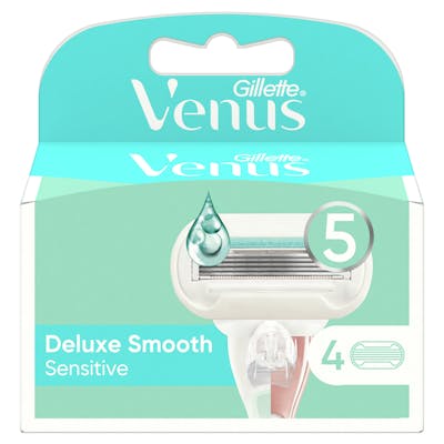Gillette Venus Extra Smooth Sensitive Barberblade 4 stk