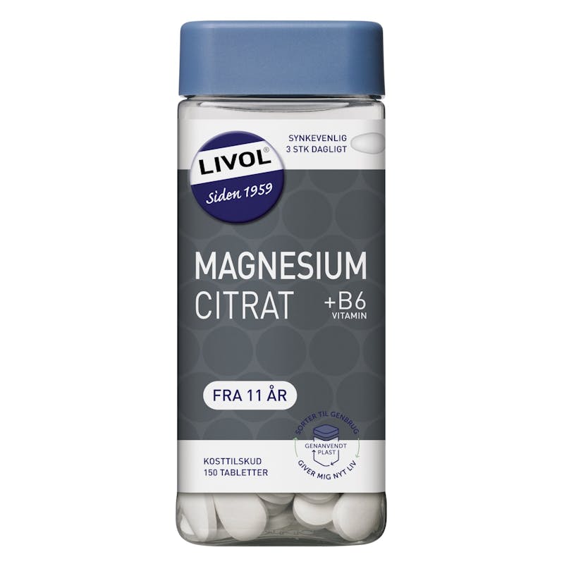 Livol Mono Normal magnesiumsitraatti 150 kpl