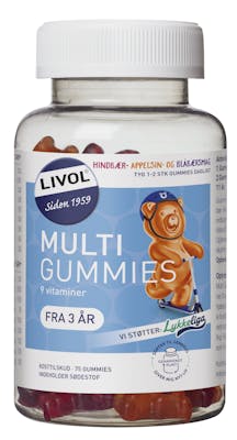 Livol Multivitamines Kinderleer Fruit 75 st