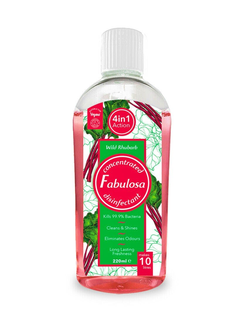 Fabulosa 4 in 1 Disinfectant Rhubarb 220 ml £2.14