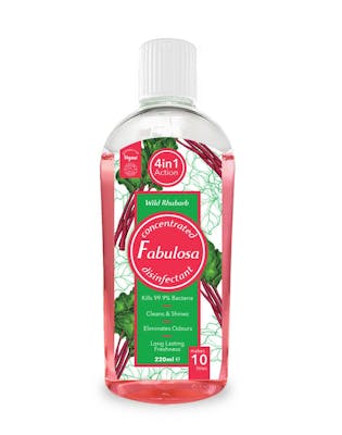 Fabulosa 4 in 1 Disinfectant Rhubarb 220 ml
