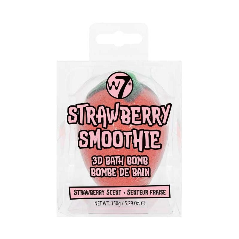 W7 3D Bath Bomb Strawberry Smoothie 150 g