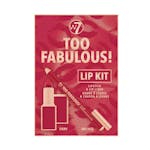 W7 Too Fabulous! Lip Kit 2 stk