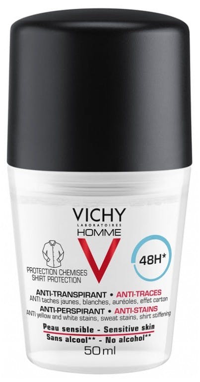 Vichy Homme 48H Anti-Perspirant Anti Stains 50 ml