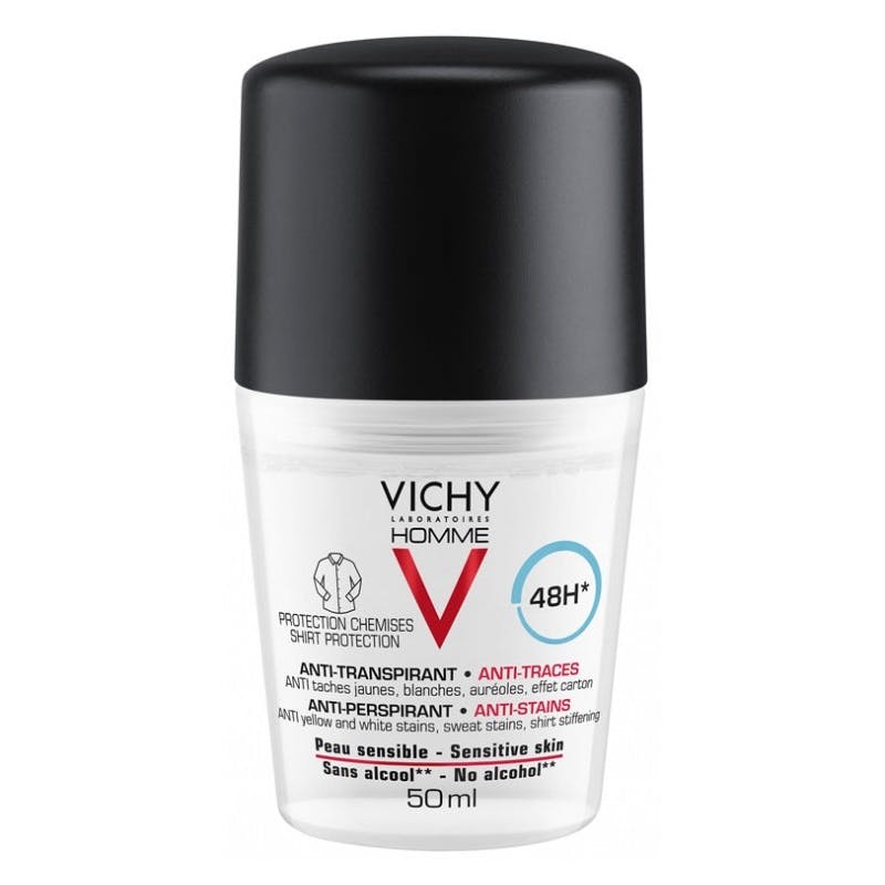 Vichy Homme 48H Anti-Perspirant Anti Stains 50 ml