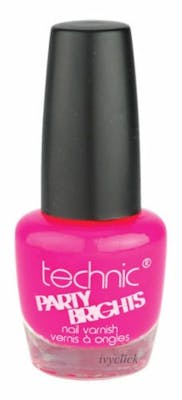 Technic Nail Polish Party Brights Flamingo Bright Neon Pink 12 ml
