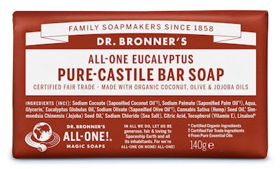 Dr. Bronner’s Bar Soap Eucalyptus 140 g