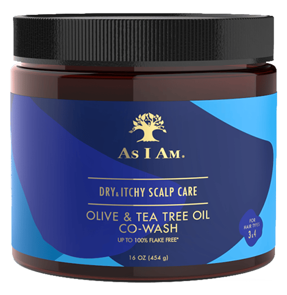As I Am Olive & Tea Tree Oil Co-Wash for Dry and Itchy Scalp 454 g