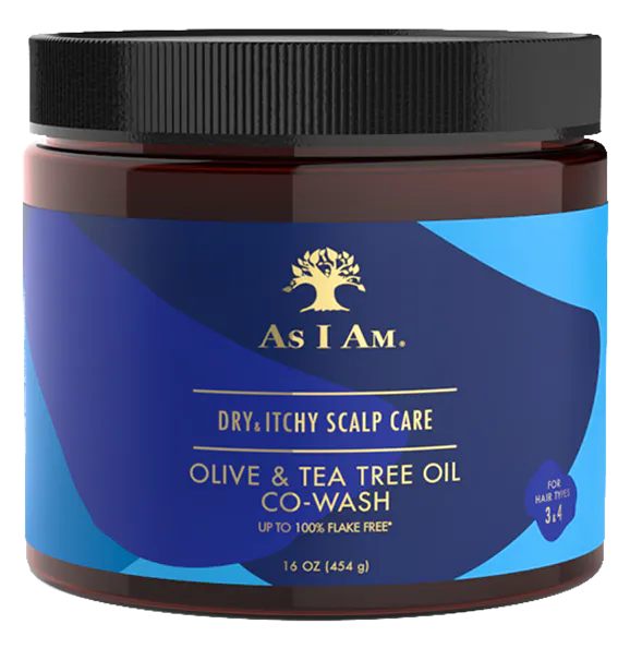 As I Am Olive & Tea Tree Oil Co-Wash for Dry and Itchy Scalp 454 g