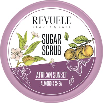 Revuele African Sunset Almond & Shea Sugar Scrub 200 ml