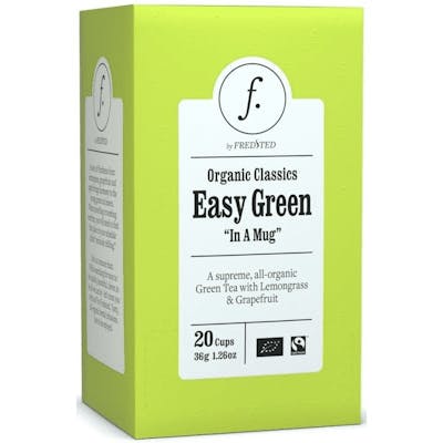 Fredsted Organic Classics Easy Green Tea Lemongrass &amp; Grapefruit 20 satches