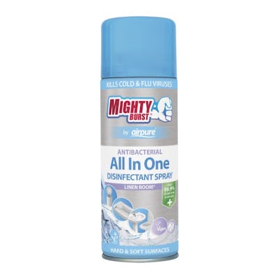 Mighty Burst All In One Disinfectant Spray Linen Room 450 ml