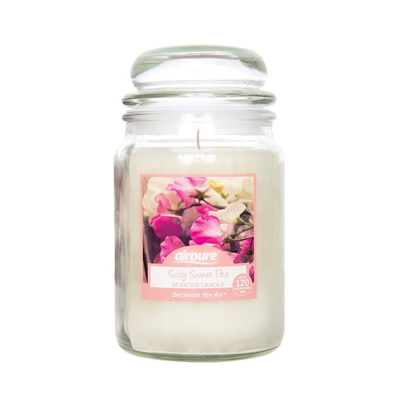 Airpure Sicily Sweet Pea Scented Candle 510 g
