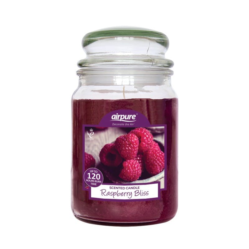 Airpure Raspberry Bliss Scented Candle 510 g