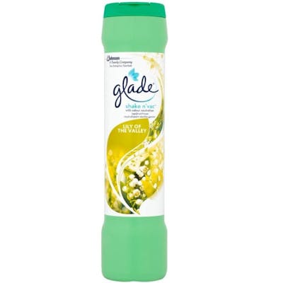 Glade Shake N&#039; Vac mattojen puhdistusjauhe Kielo 500 g