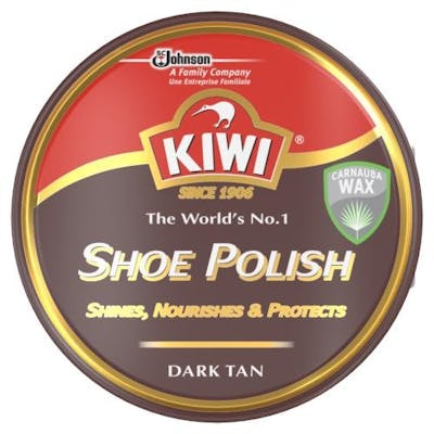 Kiwi Shoe Polish Dark Tan 50 ml