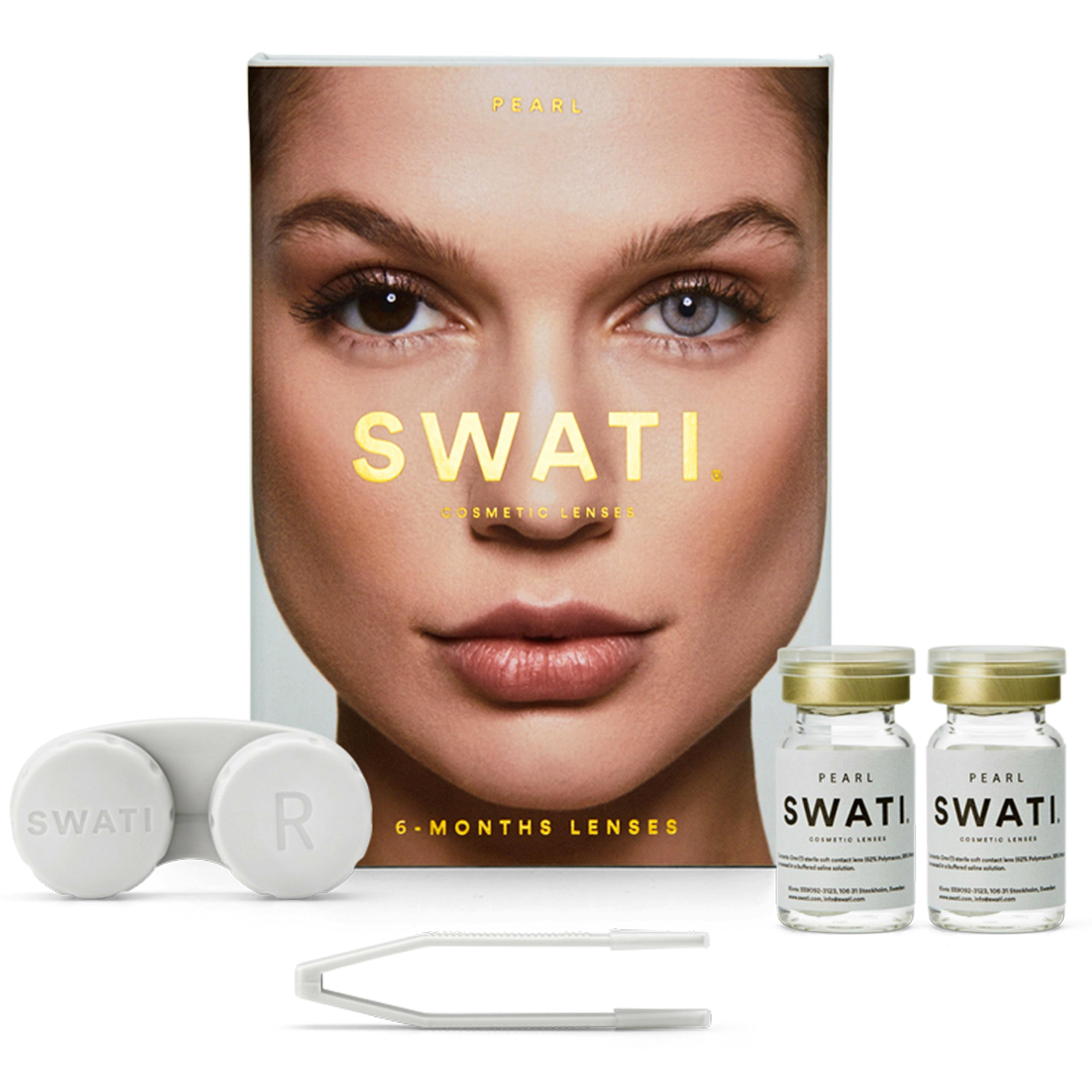 Swati Coloured Lenses Pearl 6 Months 1 par