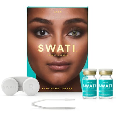 Swati Coloured Lenses Jade 6 Months 1 par