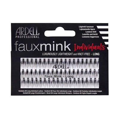 Ardell Fauxmink Individuals Knot Free Long Lashes Black 56 stk