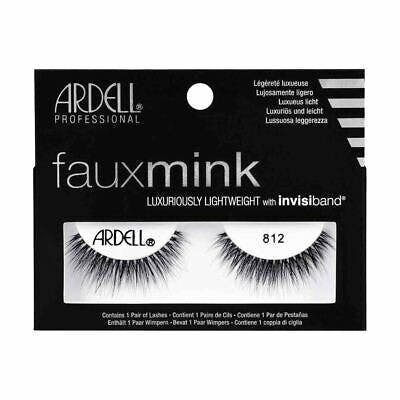 Ardell Faux Mink False Eyelashes Black 812 1 pair