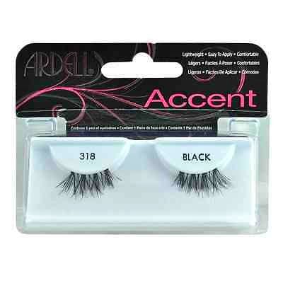 Ardell Accent False Eyelashes Black 318 1 pari