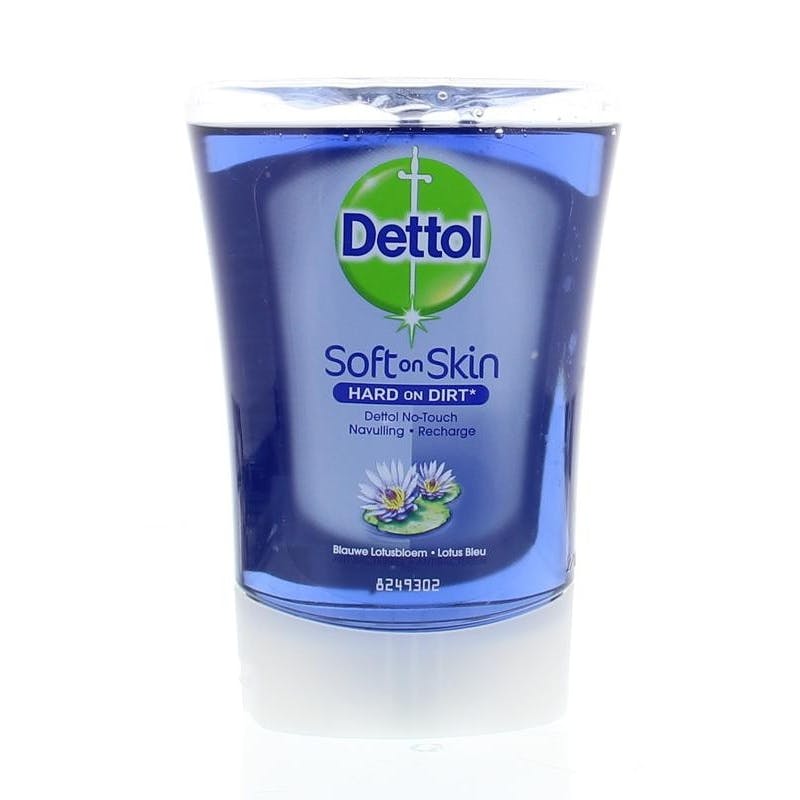 Dettol No Touch Antibacterial Soap Refill Blue Lotus 250 ml