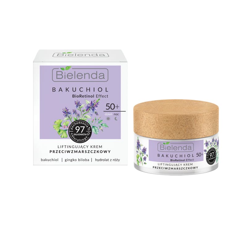 Bielenda Bakuchiol Bioretinol Effect Lifting Antiwrinkle Face Cream 50+ 50 ml