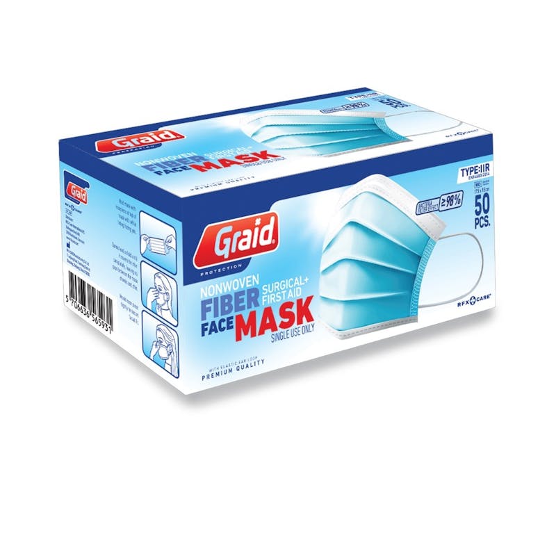 Graid kasvomaski, laatikko 50 kpl 50 kpl