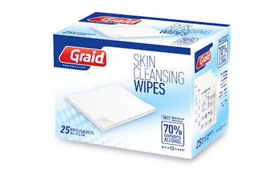 Graid Skin Cleansing Wipes 25 pcs