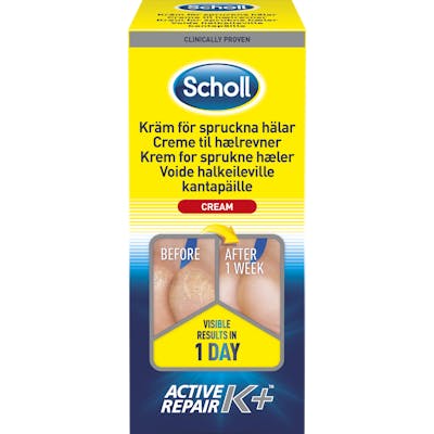Scholl Active Repair K+ Cracked Heel Cream 120 ml