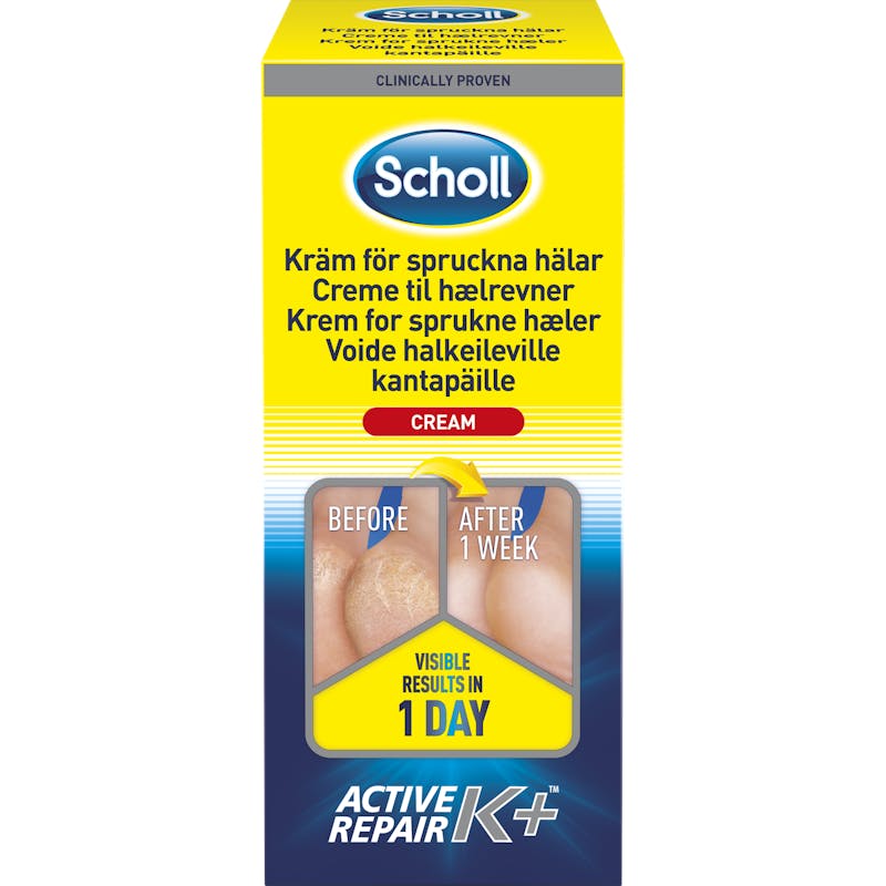Scholl Active Repair K+ Cracked Heel Cream 120 ml