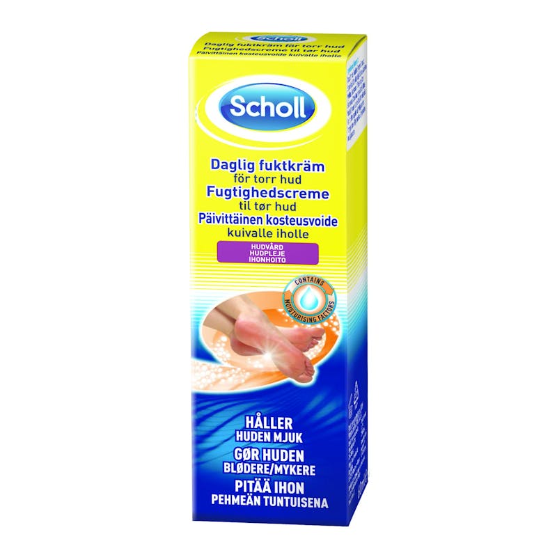 Scholl Fuktighetskrem for Tørr Hud 75 ml