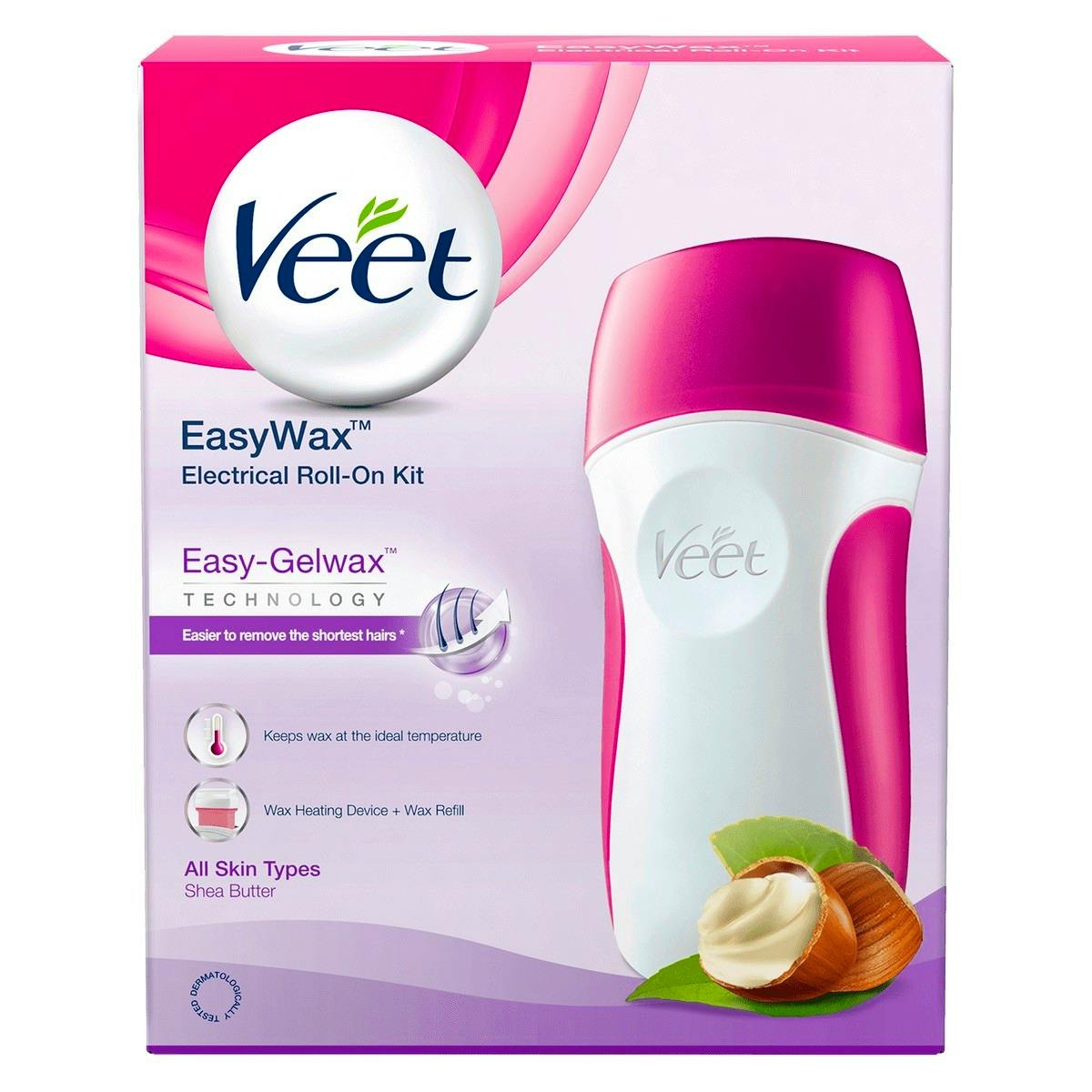 Veet EasyWax Electrical RollOn Starter Kit 1 st + 50 ml 26.99 EUR