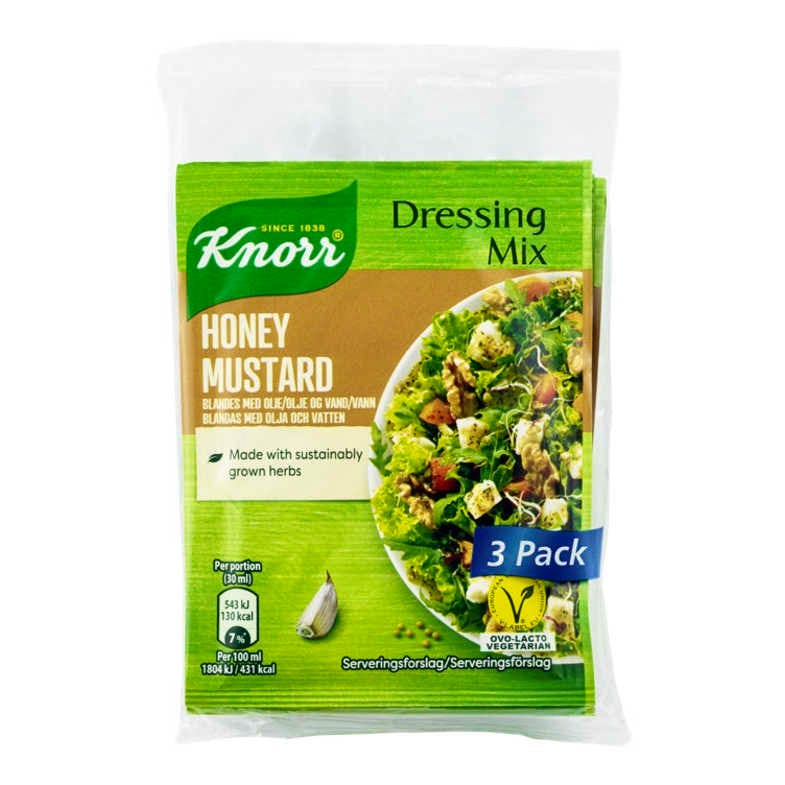 Knorr Dressing Mix Honey Mustard 3 x 8 g 1.59 EUR luxplus.nl