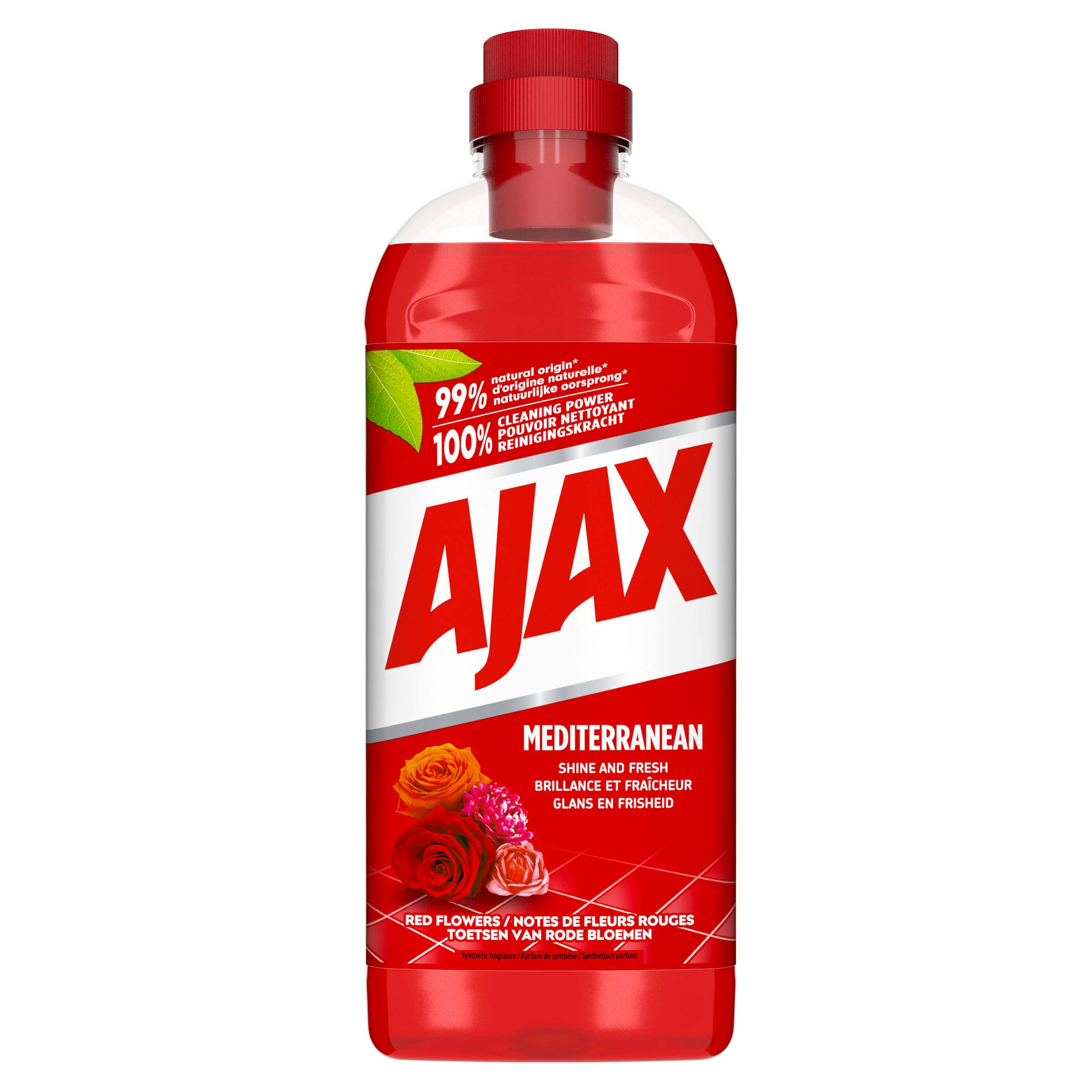 Ontwikkelen een miljard Draak Ajax Multi Usage Cleaner Mediterranean Red Flowers 1000 ml - 2.49 EUR -  luxplus.nl