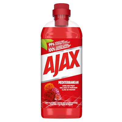 Ajax Multi -Gebruiksschoner Mediterrane Rode Bloemen 1000 ml
