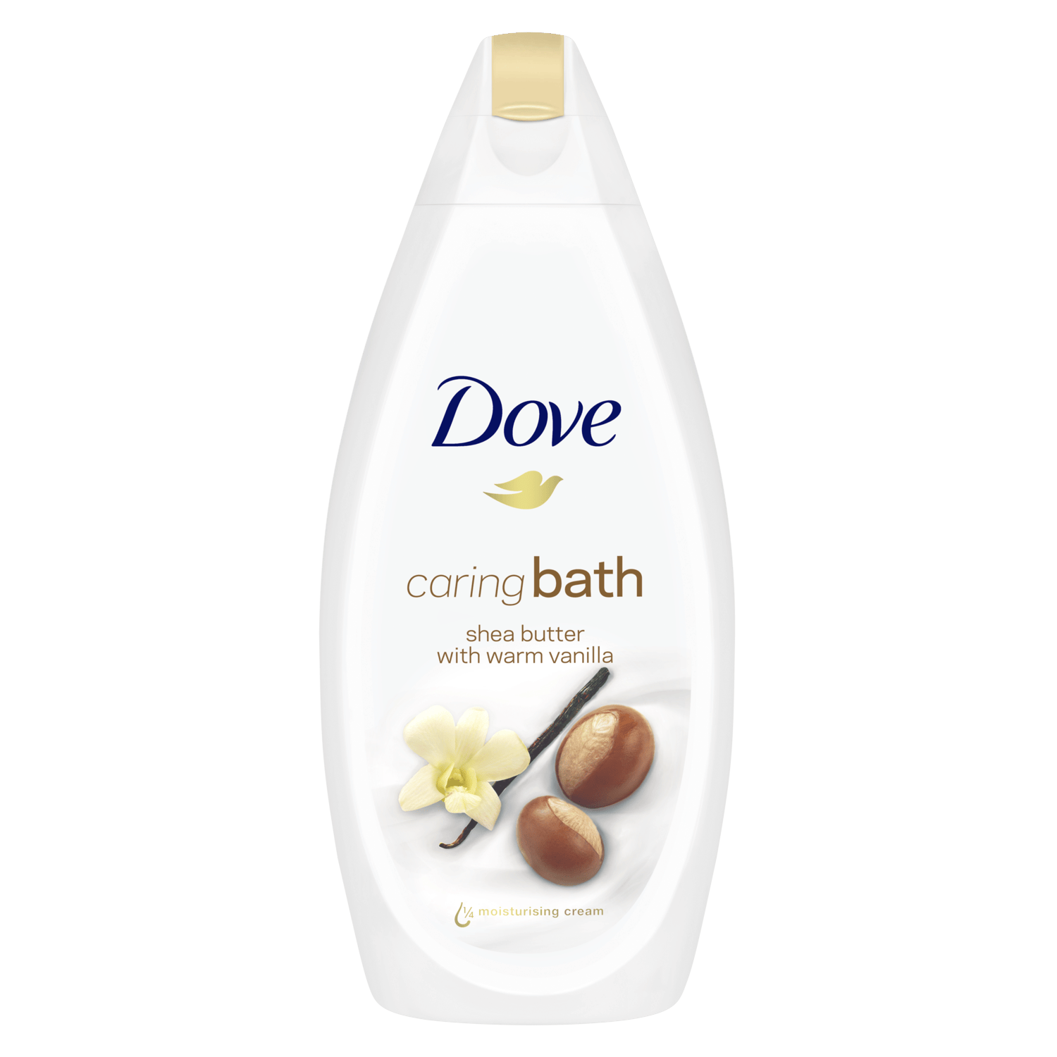 Dove Caring Bath Shea Butter With Warm Vanilla Bath Cream 450 ml