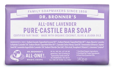 Dr. Bronner’s Bar Soap Lavender 140 g