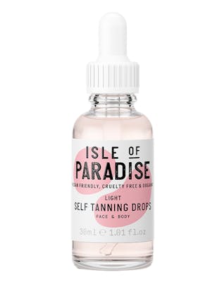Isle Of Paradise Light Self Tanning Drops Face &amp; Body 30 ml