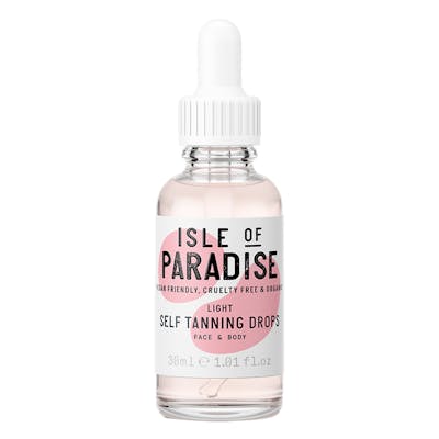 Isle Of Paradise Light Self Tanning Drops Face & Body 30 ml