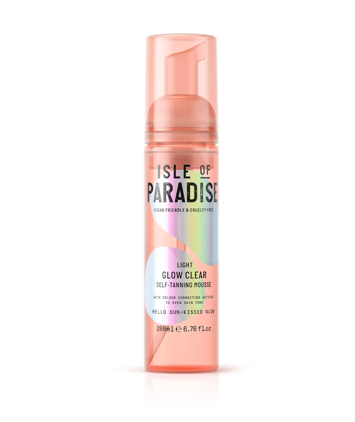 Isle Of Paradise Light Glow Clear Self Tanning Mousse 200 ml