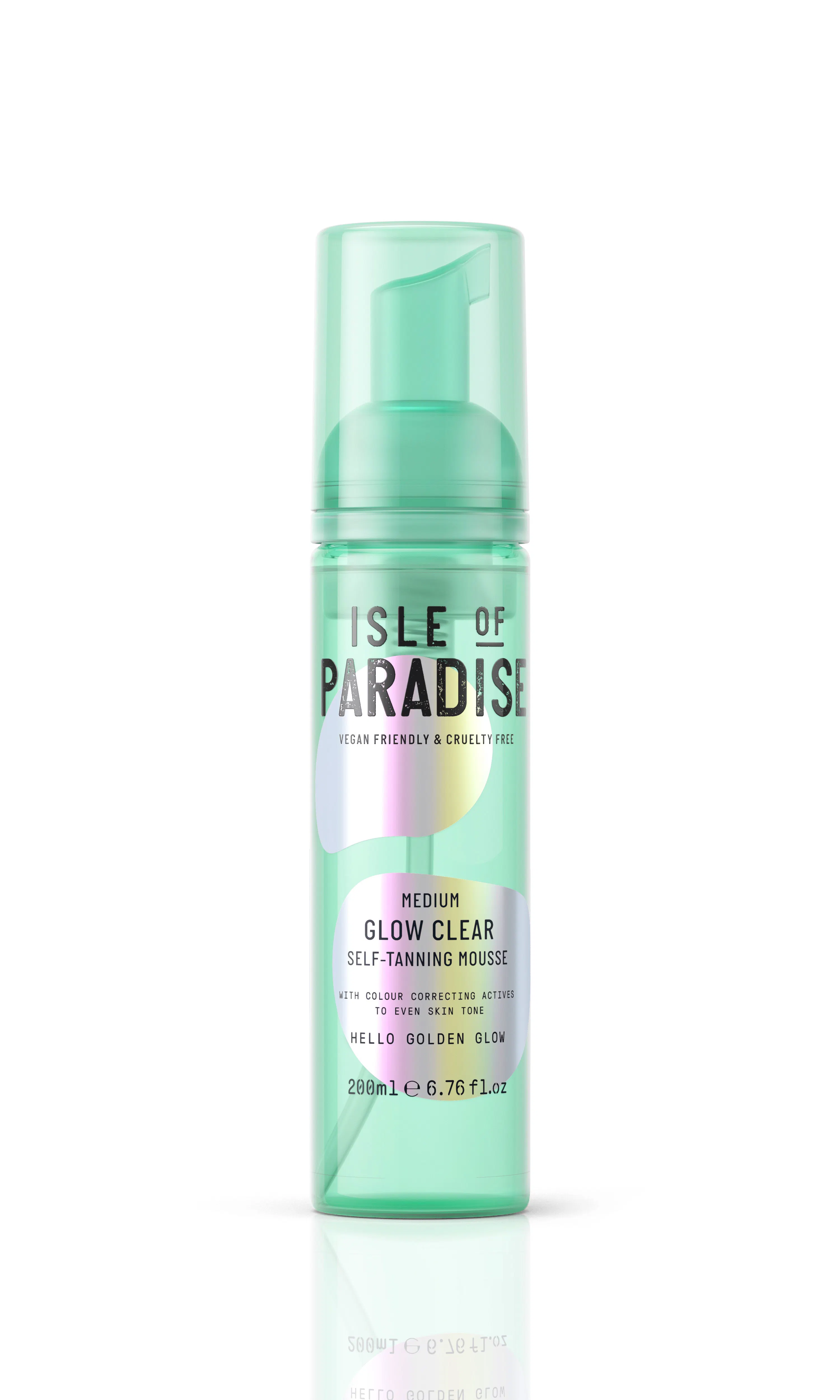 Isle Of Paradise Medium Glow Clear Self Tanning Mousse 200 ml