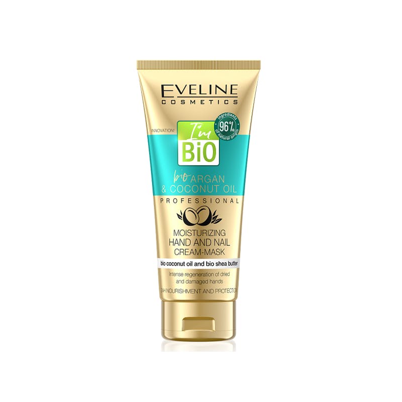Eveline Bio Argan &amp; Coconut Oil Moisturizing Hand &amp; Nail Cream-Mask 100 ml