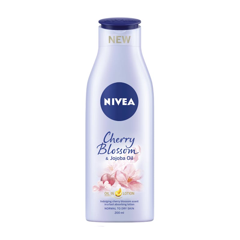 Nivea Body Essentials Body Oil In Lotion Cherry Blossom &amp; Jojoba Oil 200 ml