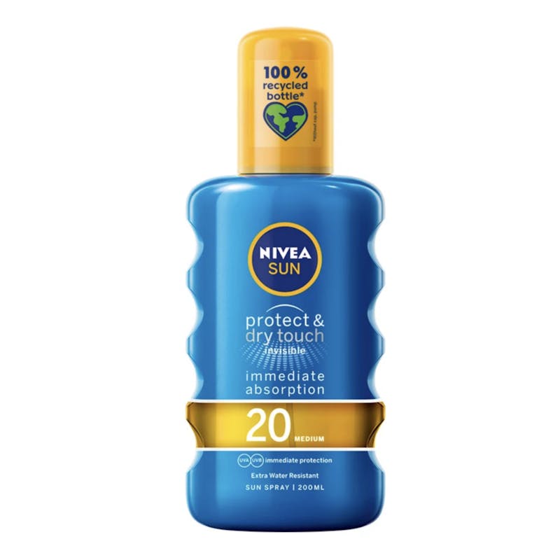 Nivea Sun Protect &amp; Dry Touch Sun Spray SPF20 200 ml
