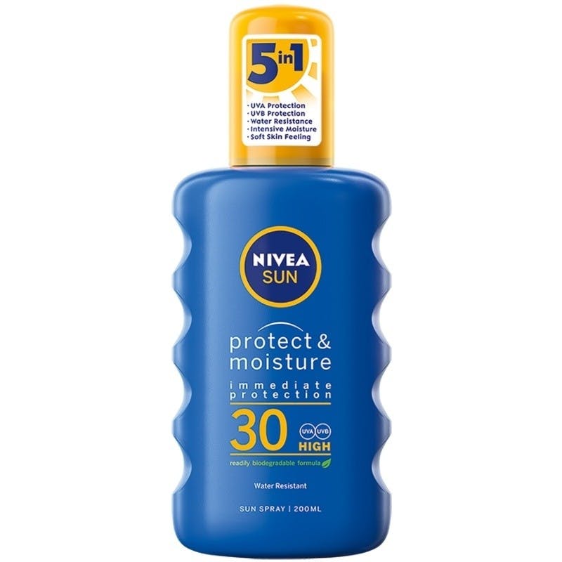 Nivea Sun Protect &amp; Moisture Sun Spray SPF30 200 ml
